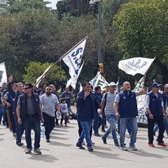 Marcha en la previa del paro general Contra el ajuste del Gobierno