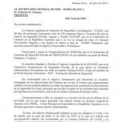 Comunicado de Cámara Argentina de Empresas de Seguridad e Investigación