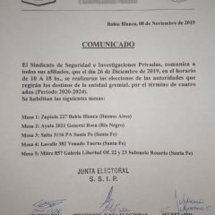 Elección de autoridades