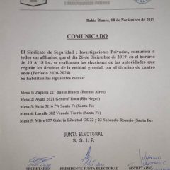 Comunicado Elecciones