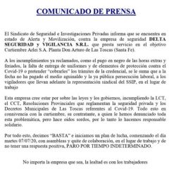 Estado de Alerta y Movilización contra Delta y Vigilan