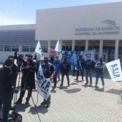 Movilización en el hospital DR. ALEJANDRO GUTIERREZ