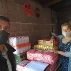 Entrega de alimentos a comedores