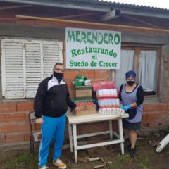 Entrega de alimentos a comedores