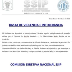 Basta de violencia e intolerancia