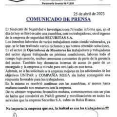 Asamblea en Securitas S.A.