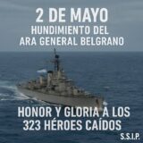 2 de mayo – A 42 años del hundimiento del ARA General Belgrano