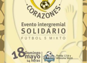 Participación en evento solidario – ¡Sumate al equipo mixto de fútbol 5!