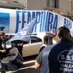 El S.S.I.P. se movilizó junto a la FeMPINRA en Bahía Blanca