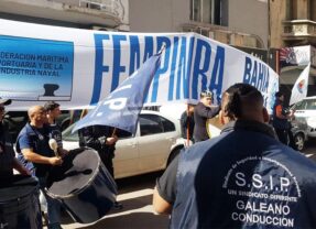 El S.S.I.P. se movilizó junto a la FeMPINRA en Bahía Blanca