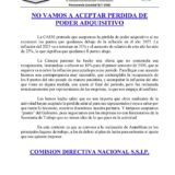 No vamos a aceptar pérdida de poder adquisitivo