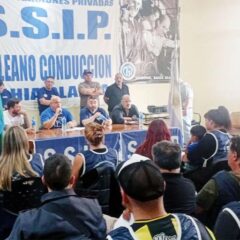 El S.S.I.P. reclamó mejoras salariales, rechazó la reforma laboral y anticipó medidas en Securion