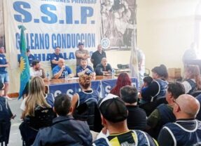 El S.S.I.P. reclamó mejoras salariales, rechazó la reforma laboral y anticipó medidas en Securion