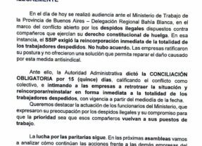 El Ministerio de Trabajo ordena la reincorporación de trabajadores despedidos ilegalmente