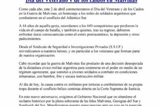 Día del Veterano y de los Caídos en Malvinas: memoria, homenaje y soberanía