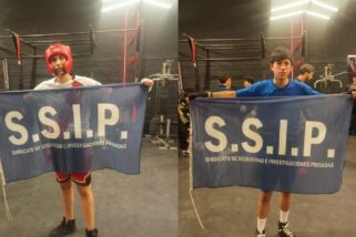 El SSIP acompañó a sus competidores en una exhibición de Kick Boxing