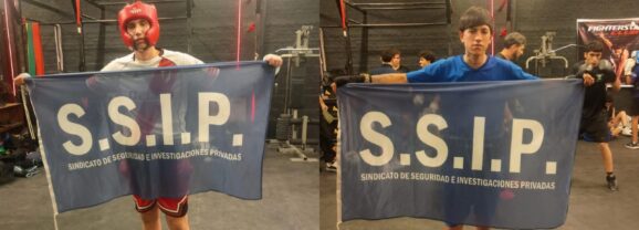El SSIP acompañó a sus competidores en una exhibición de Kick Boxing