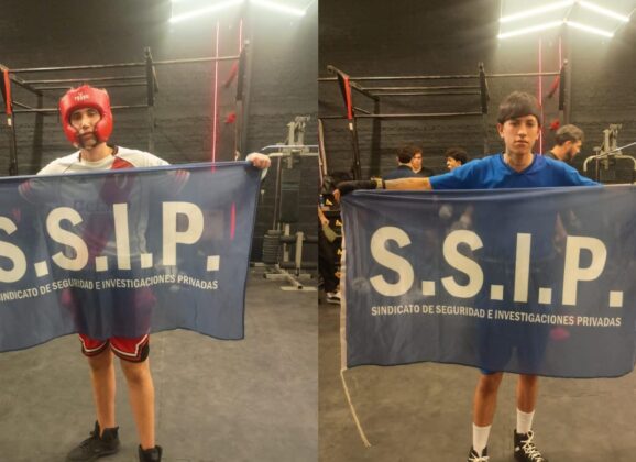 El SSIP acompañó a sus competidores en una exhibición de Kick Boxing