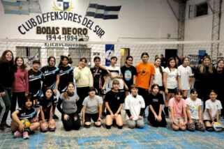 La escuela de vóley del SSIP participó de un encuentro amistoso