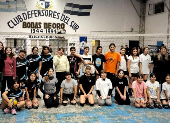 La escuela de vóley del SSIP participó de un encuentro amistoso