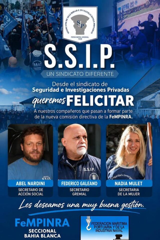 Abel Nardini, Federico Galeano y Nadia Mulet integran la nueva Comisión Directiva de FeMPINRA