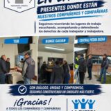 Seguimos presentes donde están nuestros compañeros y compañeras