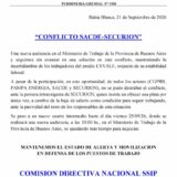 Seguimos sin una solución en el conflicto SACDE–Securion y mantenemos el estado de alerta