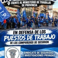 Movilizamos por la continuidad laboral de los trabajadores de Securion en EX Vale