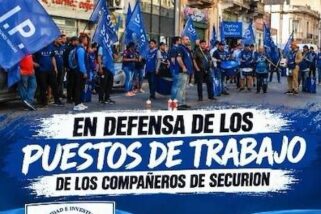 Nos movilizamos en defensa de los puestos de trabajo de los compañeros de Securion