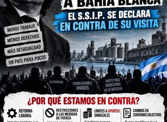 Expresamos nuestra posición ante la visita del presidente Milei a Bahía Blanca