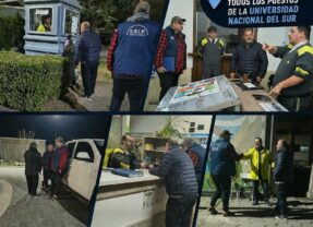 Recorrida nocturna del S.S.I.P. por los puestos de la Universidad Nacional del Sur