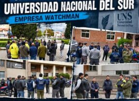 Realizamos asambleas en la Universidad Nacional del Sur con trabajadores de Watchman