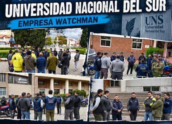 Realizamos asambleas en la Universidad Nacional del Sur con trabajadores de Watchman