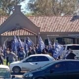 Nos movilizamos en Bahía Blanca y exigimos a Securion la reincorporación de dos vigiladores